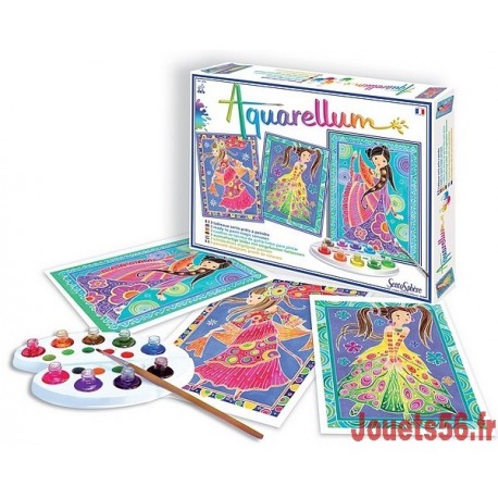 AQUARELLUM GLAMOUR GIRLS-jouets-sajou-56