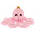 PELUCHE PIEUVRE ROSE 30CM - KEELECO ECO-RESPONSABLE