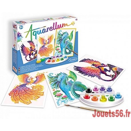 AQUARELLUM ANIMAUX MYTHIQUES-jouets-sajou-56