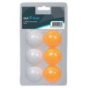 PACK 6 BALLES PING-PONG LOISIR 40MM 2 COULEURS