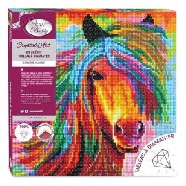 KIT TABLEAU CHEVAL AU VENT 30X30CM BRODERIE DIAMANT SUR CHASSIS BOIS CRYSTAL-LiloJouets-Questembert-Muzillac-Morbihan KIT TABLEAU CHEVAL AU VENT 30X30CM BRODERIE DIAMANT SUR CHASSIS BOIS CRYSTAL-LiloJouets-Questembert-Muzillac-Morbihan