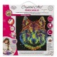 Kit tableau loup couleur 30x30cm broderie diamant sur chassis bois crystal-lilojouets-questembert-muzillac-morbihan