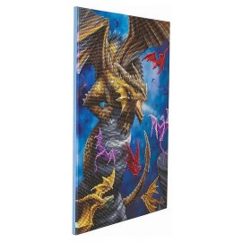 TABLEAU DRAGON CLAN 40X50CM A DIAMANTER - BRODERIE DIAMANT SUR CHASSIS BOIS