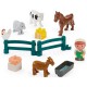 La ferme traditionnelle abrick - avec 5 animaux 2 personnages 1 vehicule-lilojouets-questembert-muzillac-morbihan