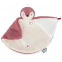 DOUDOU 25CM MANCHOT ROSE - AVEC BOITE KALOO COMPLICES