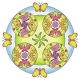 Mandala designer fleurs et papillons-jouets-sajou-56