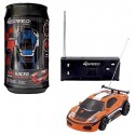 VOITURE MINI RACER RADIOCOM. 8CM 1.58E 40MHZ EN CANETTE 4SPEED ASST