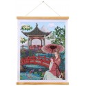 POSTER A DIAMANTER PAVILLON JAPONAIS 35X45CM - CRYSTAL ART