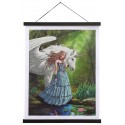 POSTER A DIAMANTER LICORNE A.STOKES 35X45CM - CRYSTAL ART