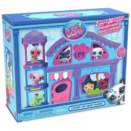 LA GRANDE MAISON LITTLE PET SHOP AVEC 2 FIGURINES