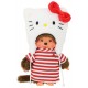 Peluche monchhichi hello kitty-lilojouets-questembert-muzillac-morbihan