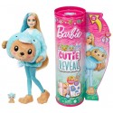 BARBIE CUTIE REVEAL OURSON DAUPHIN BLEU - TUBE 10 SURPRISES ET POUPEE 30CM
