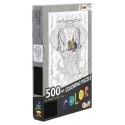 PUZZLE ELEPHANT A COLORIER 500 PIECES 70X50CM