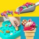 Pack play-doh glaces arc-en-ciel - 5 pots pate a modeler-lilojouets-questembert-muzillac-morbihan