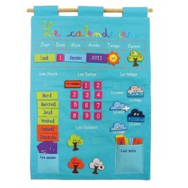 CALENDRIER BASIC BLEU EN COTON-jouets-sajou-56