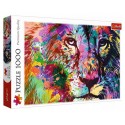 PUZZLE LION COLORE ILLUSTRATION 1000 PIECES 68X48CM - TREFL