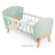 Lit en bois pour poupon - gamme zen janod-lilojouets-questembert-muzillac-morbihan