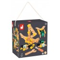BRICO'KIDS BARIL CONSTRUCTION BOIS 100 PIECES