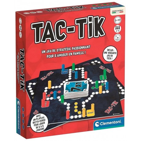 JEU TAC-TIK AVEC VARIANTE JEU DE TOCK - PLATEAU REVERSIBLE-LiloJouets-Questembert-Muzillac-Morbihan