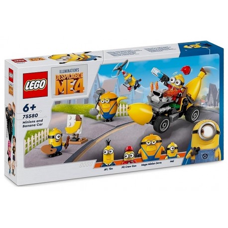 75580 LES MINIONS ET LA VOITURE BANANE - LEGO MOI MOCHE ET MECHANT 4-LiloJouets-Questembert-Muzillac-Morbihan