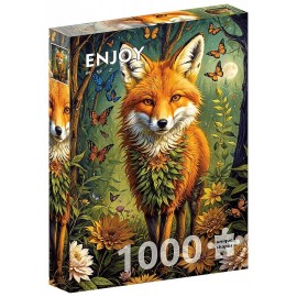 PUZZLE RENARD ENCHANTED FOX 1000 PIECES 68X48CM - ENJOY PUZZLE-LiloJouets-Questembert-Muzillac-Morbihan PUZZLE RENARD ENCHANTED FOX 1000 PIECES 68X48CM - ENJOY PUZZLE-LiloJouets-Questembert-Muzillac-Morbihan