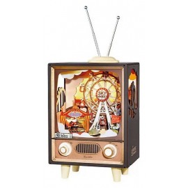 MAQUETTE TELE MUSICALE MECANIQUE EN BOIS SUNSET CARNIVAL - 174 PIECES - NIVEAU 3