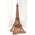 MAQUETTE TOUR EIFFEL LUMINEUSE EN BOIS - 22X21X53CM 164 PIECES