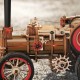 Maquette locomotive a vapeur et wagon mecanique bois steam engine - 469 pieces-lilojouets-questembert-muzillac-morbihan