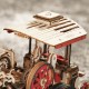 Maquette locomotive a vapeur et wagon mecanique bois steam engine - 469 pieces-lilojouets-questembert-muzillac-morbihan