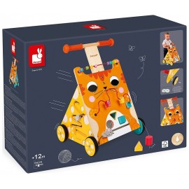 CHARIOT MULTI-ACTIVITES EN BOIS CHAT - GAMME TROPIK JANOD