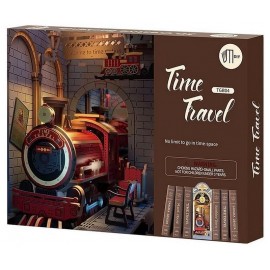 MAQUETTE VOYAGE DANS LE TEMPS - BOOK NOOK SERRE-LIVRES DIY - 258 PIECES