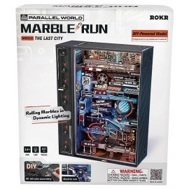 MAQUETTE CIRCUIT BILLE EN BOIS AVEC LED - THE LAST CITY - 18X8X23CM 130 PIECES