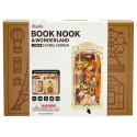 MAQUETTE COIN FLORAL AVEC LED - BOOK NOOK SERRE-LIVRES DIY - 164 PIECES