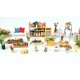 Maquette jardin de miller avec led - maison miniature diy - 20x19x21cm-lilojouets-questembert-muzillac-morbihan
