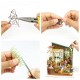Maquette jardin de miller avec led - maison miniature diy - 20x19x21cm-lilojouets-questembert-muzillac-morbihan