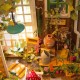 Maquette jardin de miller avec led - maison miniature diy - 20x19x21cm-lilojouets-questembert-muzillac-morbihan