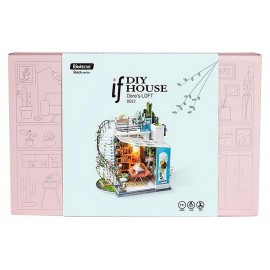 MAQUETTE LOFT DE DORA AVEC LED - MAISON MINIATURE DIY