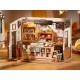 Maquette boulangerie avec led - maison miniature diy - 22x15x16cm 141 pieces-lilojouets-questembert-muzillac-morbihan