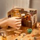 Maquette boulangerie avec led - maison miniature diy - 22x15x16cm 141 pieces-lilojouets-questembert-muzillac-morbihan