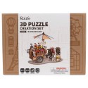 MAQUETTE CHARIOT A FLEURS EN BOIS - 24X16X21CM 187 PIECES