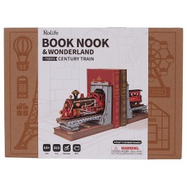 MAQUETTE CENTURY TRAIN - BOOK NOOK SERRE-LIVRES DIY - 313 PIECES