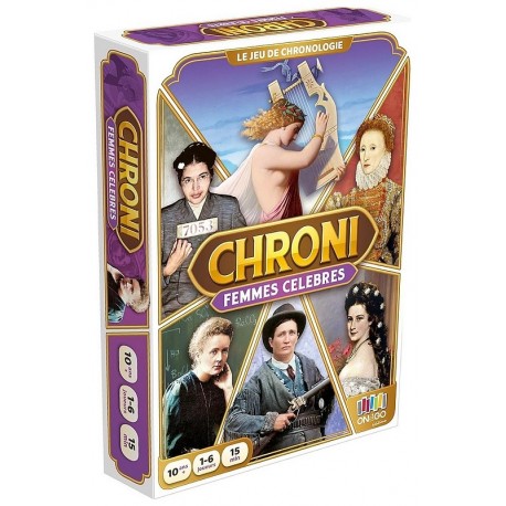 JEU CHRONI - FEMMES CELEBRES - V2023-LiloJouets-Questembert-Muzillac-Morbihan