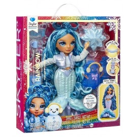POUPEE RAINBOW HIGH SKYLER BLEUE 28CM - HIVER WINTER WONDERLAND AVEC ACCESSOIRES