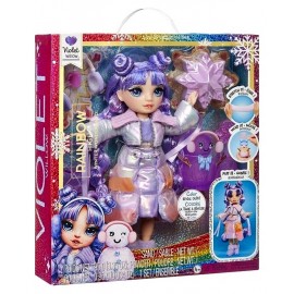 POUPEE RAINBOW HIGH VIOLET PURPLE 28CM - HIVER WINTER WONDERLAND ET ACCESSOIRES