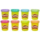 Pack 8 pots pate a modeler playdoh neon 56gr-lilojouets-questembert-muzillac-morbihan