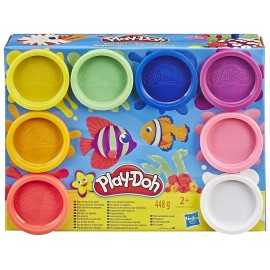 PACK 8 POTS PATE A MODELER PLAYDOH ARC EN CIEL 56GR-LiloJouets-Questembert-Muzillac-Morbihan
