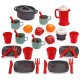 Coffret dinette en plastique 34 pieces-lilojouets-questembert-muzillac-morbihan