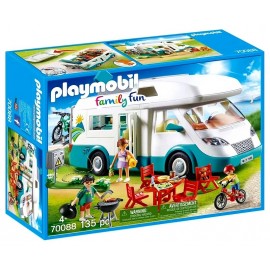 70088 FAMILLE ET CAMPING CAR - PLAYMOBIL FAMILY FUN-LiloJouets-Questembert-Muzillac-Morbihan