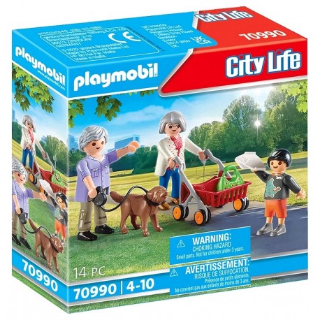 70990 GRANDS-PARENTS AVEC PETIT-FILS - PLAYMOBIL CITY LIFE-LiloJouets-Questembert-Muzillac-Morbihan