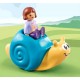 71322 enfant avec escargot a bascule - playmobil 1.2.3-lilojouets-questembert-muzillac-morbihan